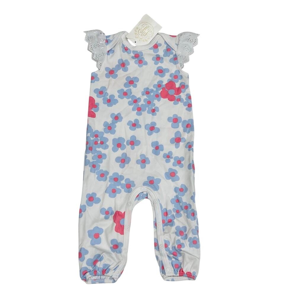 NWT TBBC 18-24M Wendy's Warm Onesie in Brentwood Blooms